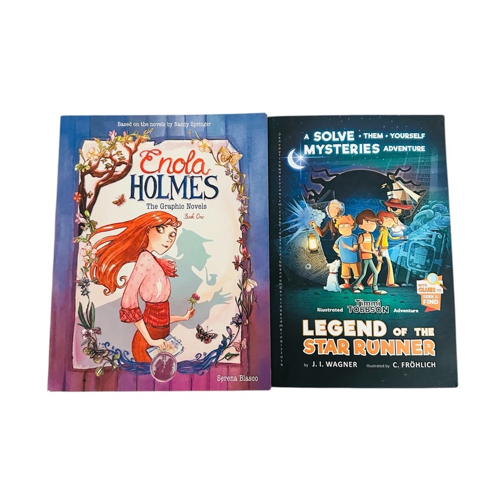 Bundle of 6 Illustrated Kids/Teen Graphic Novel Cartoon Books - Picture 5 of 5